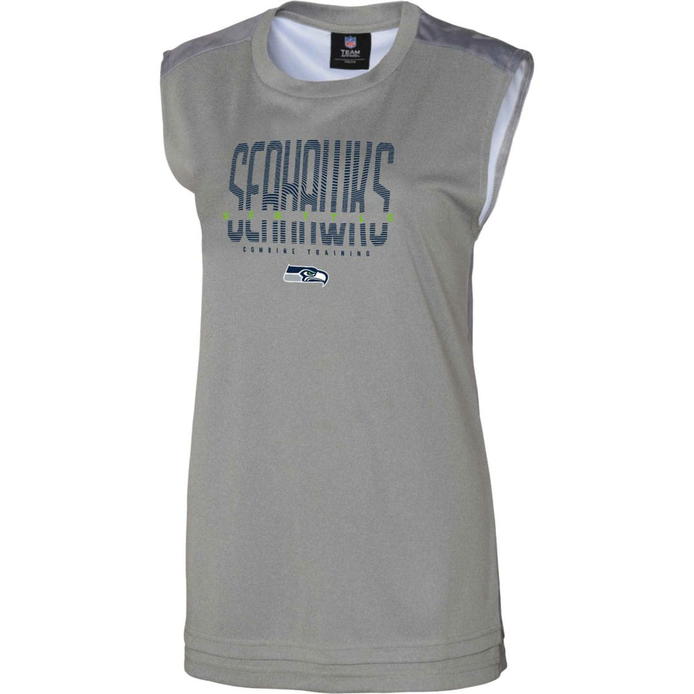Seattle Seahawks Women's No Sweat Tank Top - Gray - NFL