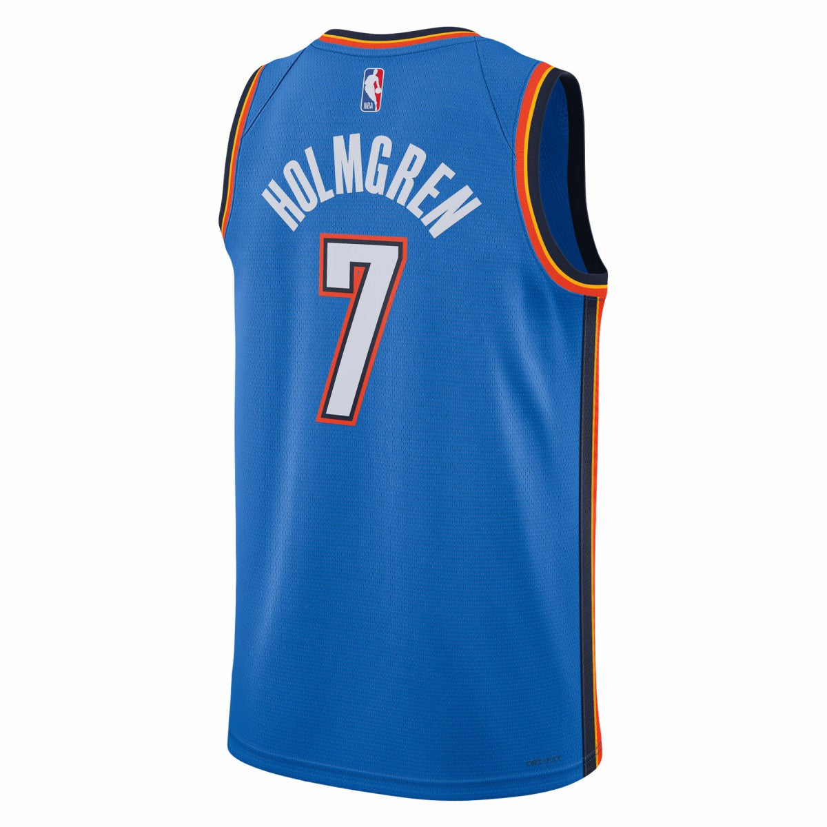 Nike Chet Holmgren Oklahoma City Thunder Unisex 2022 NBA Draft First Round Pick Player Swingman Jersey Icon Edition Blue