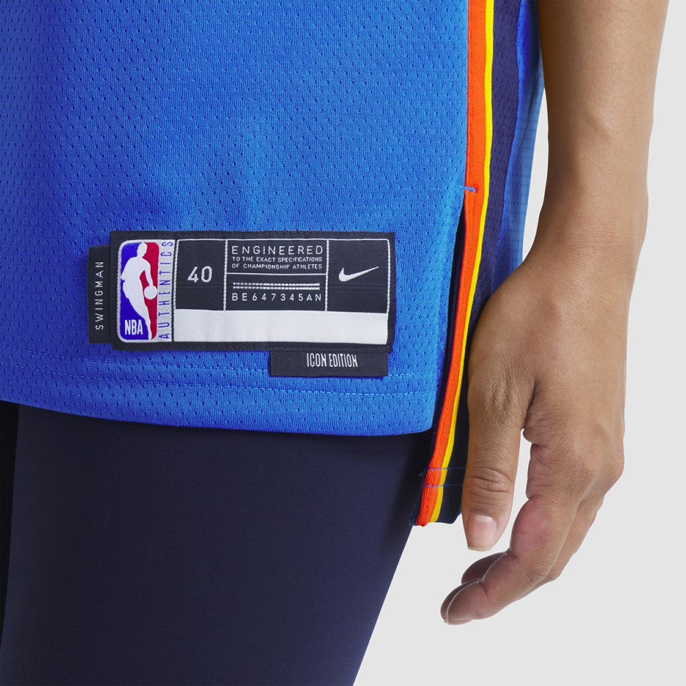 Nike Chet Holmgren Oklahoma City Thunder Unisex 2022 NBA Draft First Round Pick Player Swingman Jersey Icon Edition Blue