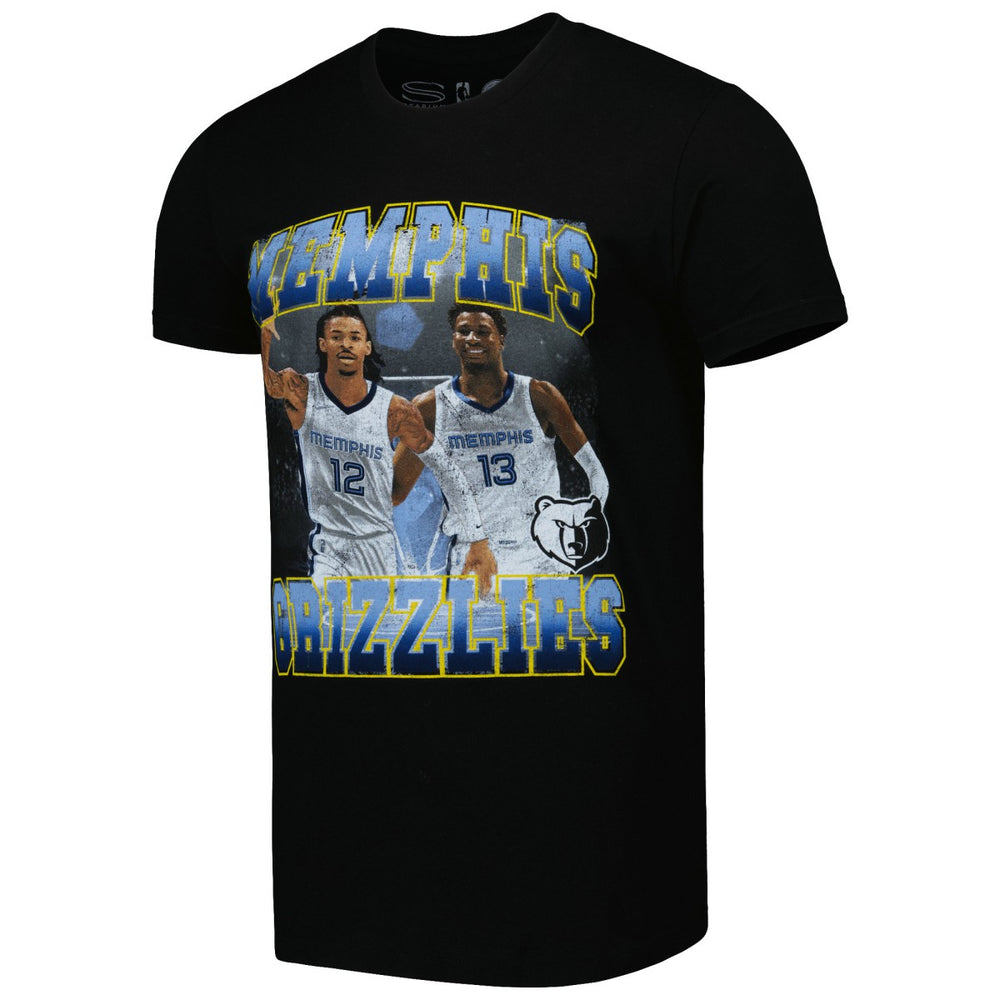Ja Morant & Jaren Jackson Jr. Memphis Grizzlies Stadium Essentials Unisex Player Duo T-Shirt Black