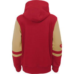San Francisco 49ers Preschool Stadium Color Block Full-Zip Hoodie - Scarlet - NFL