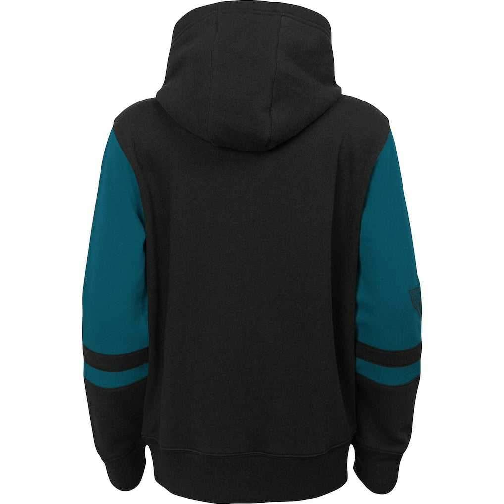 Jacksonville Jaguars Preschool Stadium Color Block Full-Zip Hoodie - Black - NFL