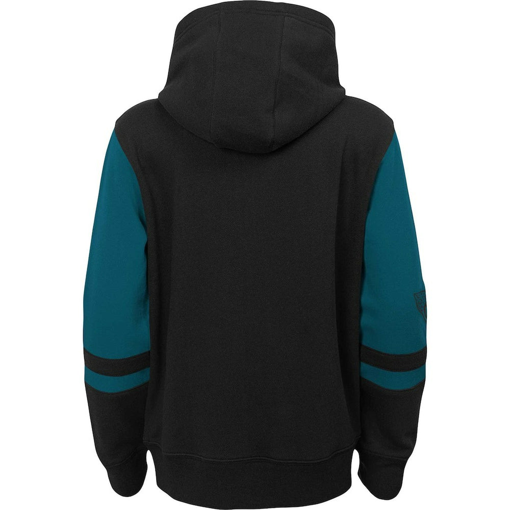 Jacksonville Jaguars Preschool Stadium Color Block Full-Zip Hoodie - Black - NFL
