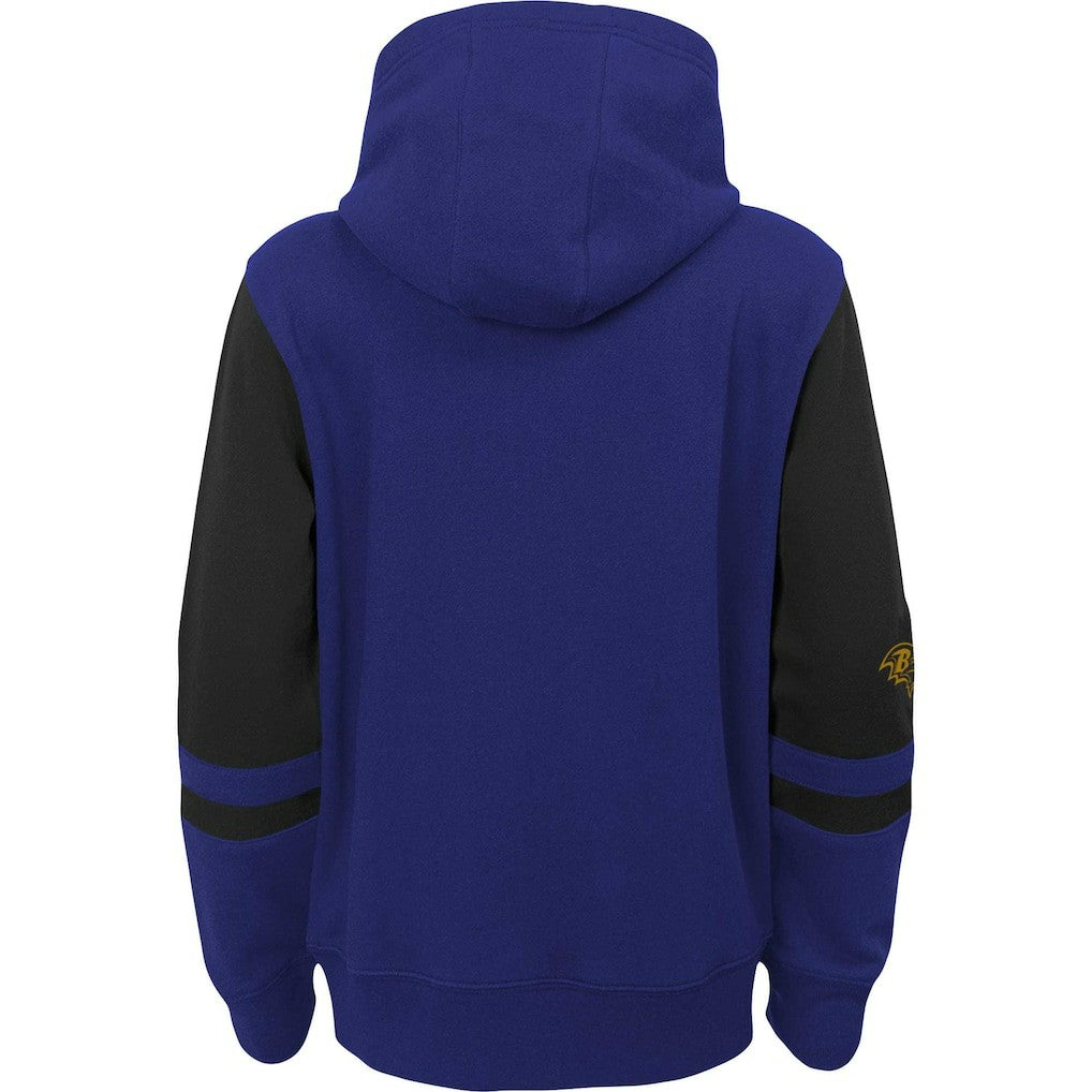Baltimore Ravens Preschool Stadium Color Block Full-Zip Hoodie - Purple - NFL