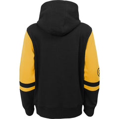 Pittsburgh Steelers Preschool Stadium Color Block Full-Zip Hoodie - Black - NFL