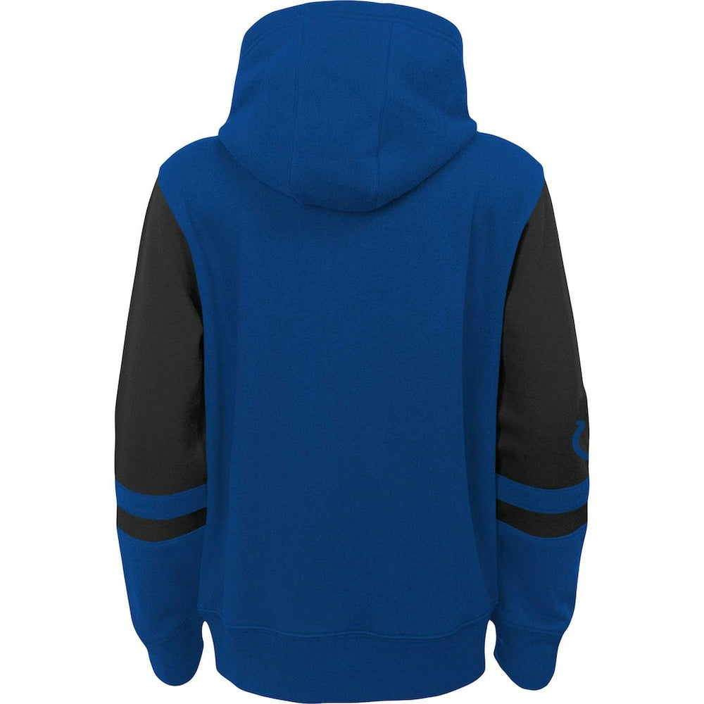 Indianapolis Colts Youth Colorblock Full-Zip Hoodie - Royal - NFL