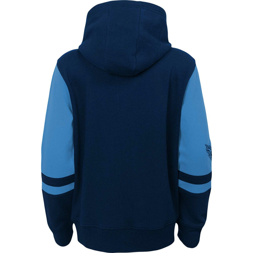 Tennessee Titans Youth Colorblock Full-Zip Hoodie - Navy - NFL