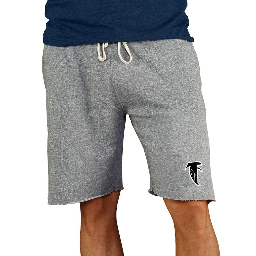 Atlanta Falcons Concepts Sport Throwback Logo Mainstream Terry Shorts - Gray - NFL
