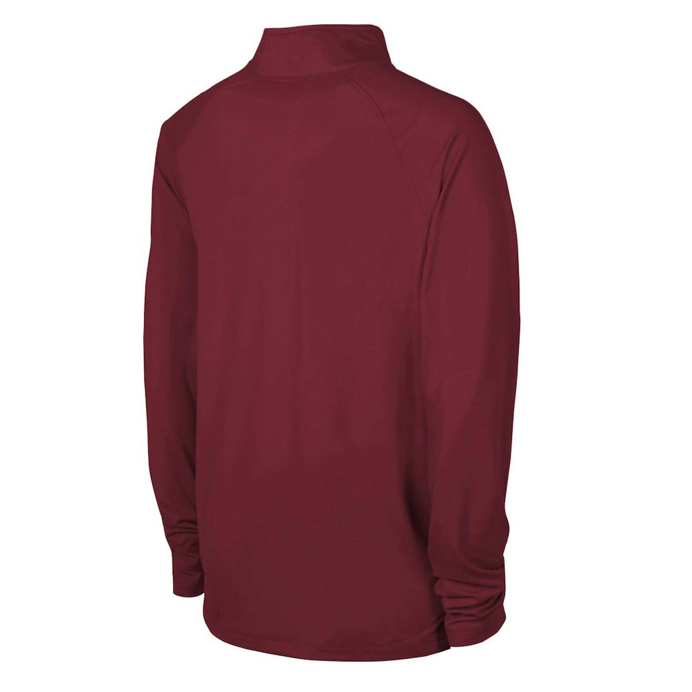 Arizona Cardinals Combine Authentic Raglan Quarter-Zip Top - Cardinal - NFL