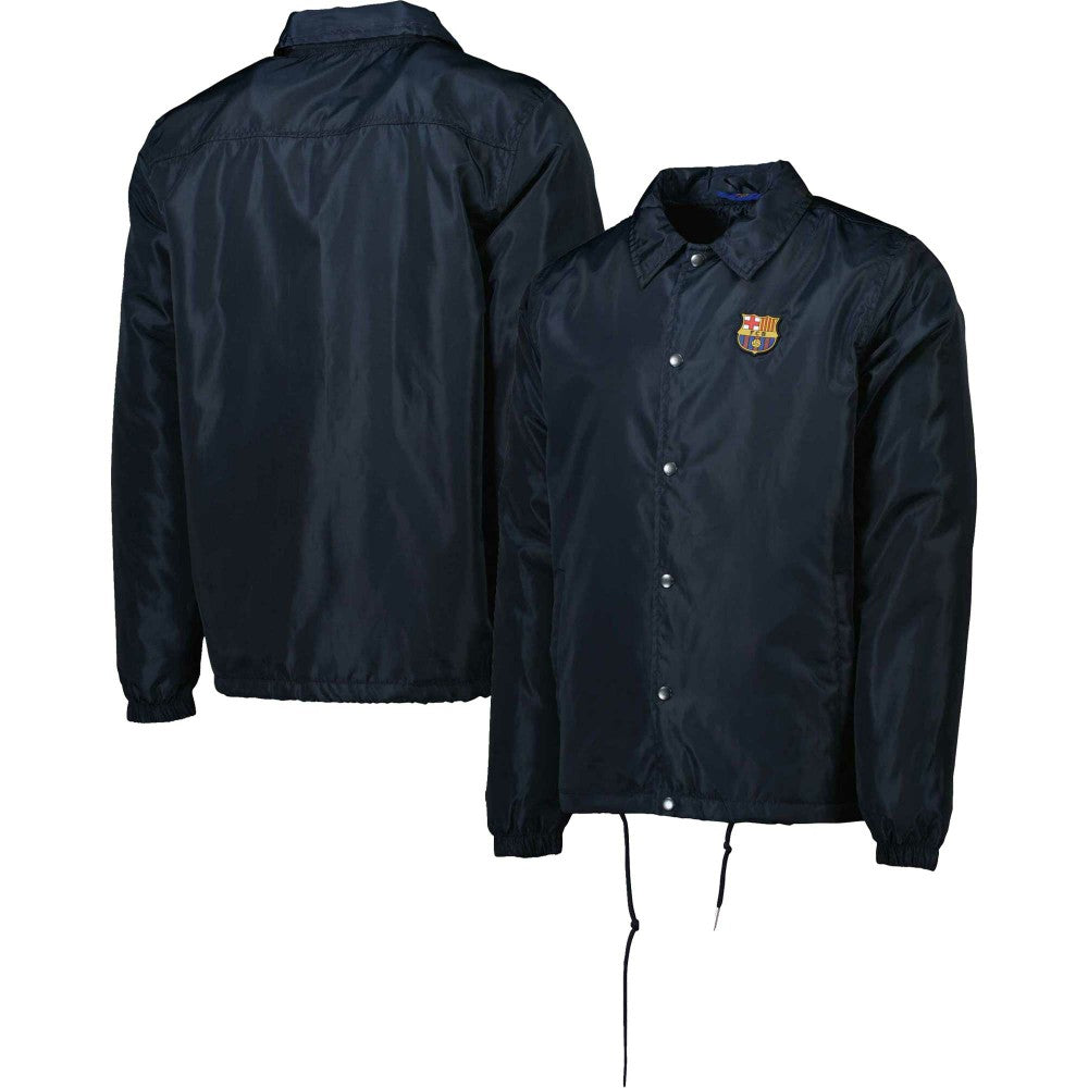 Barcelona Coaches Full-Snap Jacket Navy