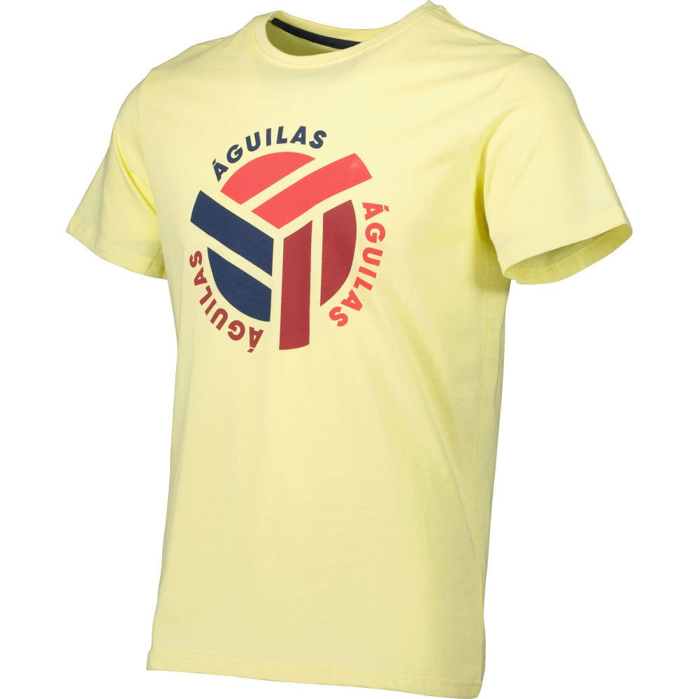 Club America Rounded T-Shirt Yellow