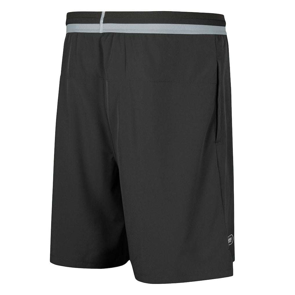 Las Vegas Raiders Cool Down Tri-Color Elastic Training Shorts - Black - NFL