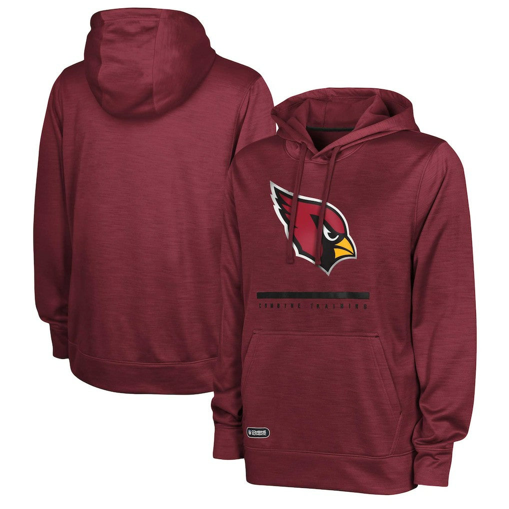 Arizona Cardinals Speed Drill Streak Pullover Hoodie - Cardinal - NFL