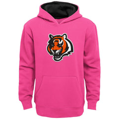 Cincinnati Bengals Girls Youth Prime Pullover Hoodie - Pink - NFL