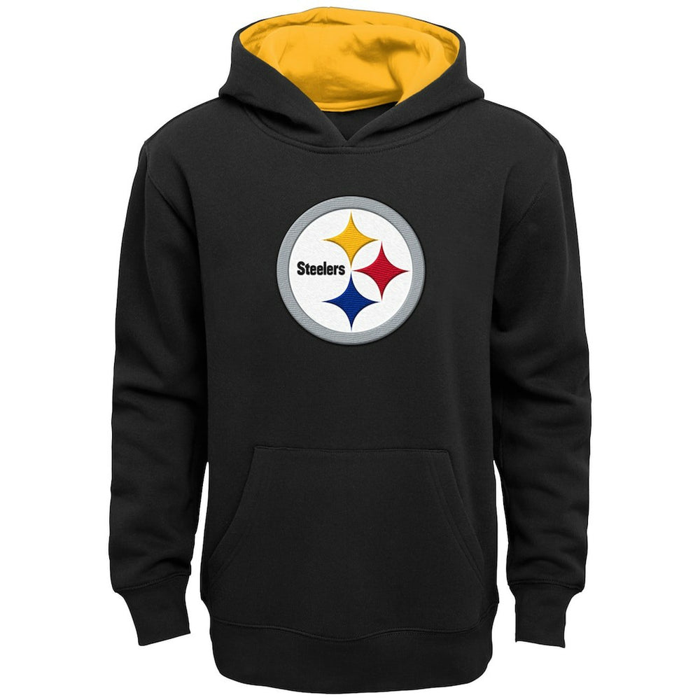 Pittsburgh Steelers Outerstuff Preschool Prime Pullover Hoodie - Black - NFL