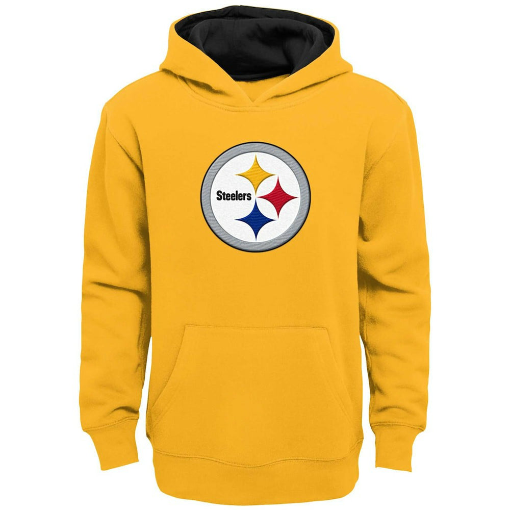 Pittsburgh Steelers Youth Prime Pullover Hoodie - Gold - NFL