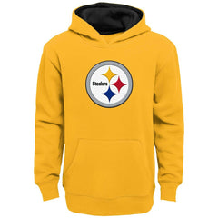 Pittsburgh Steelers Youth Prime Pullover Hoodie - Gold - NFL
