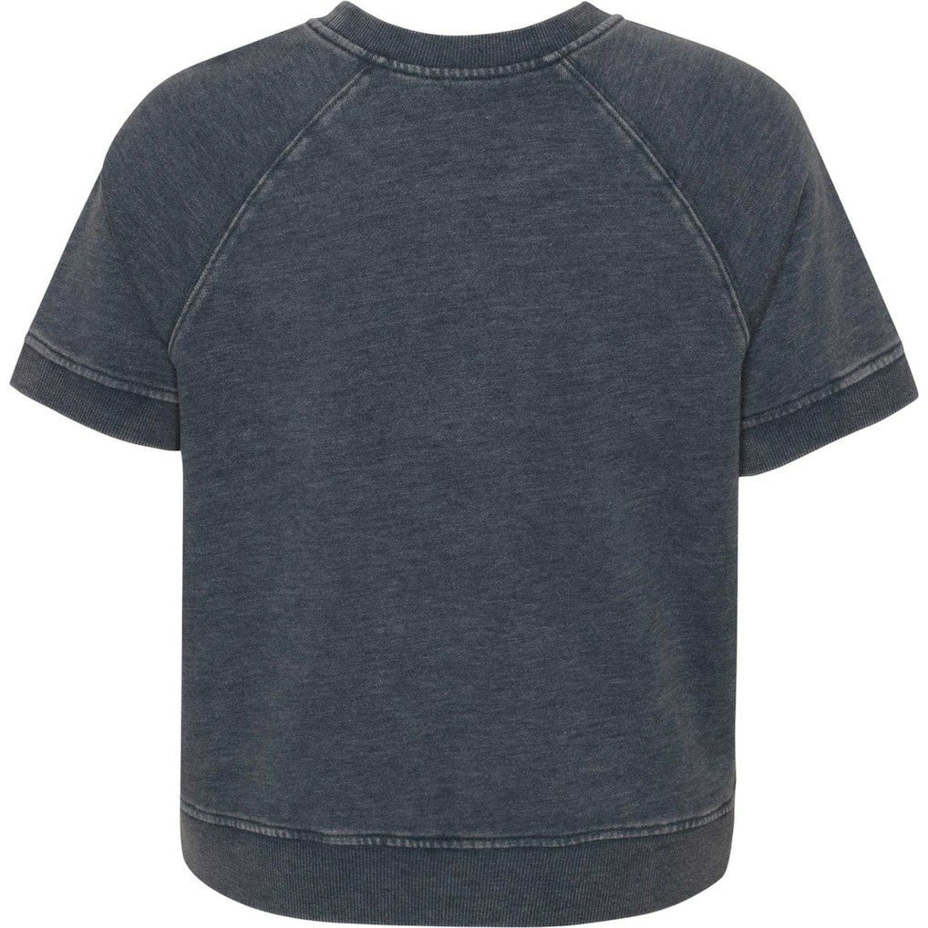 Miami Dolphins Girls Juniors Cheer Squad Raglan T-Shirt - Heather Charcoal - NFL