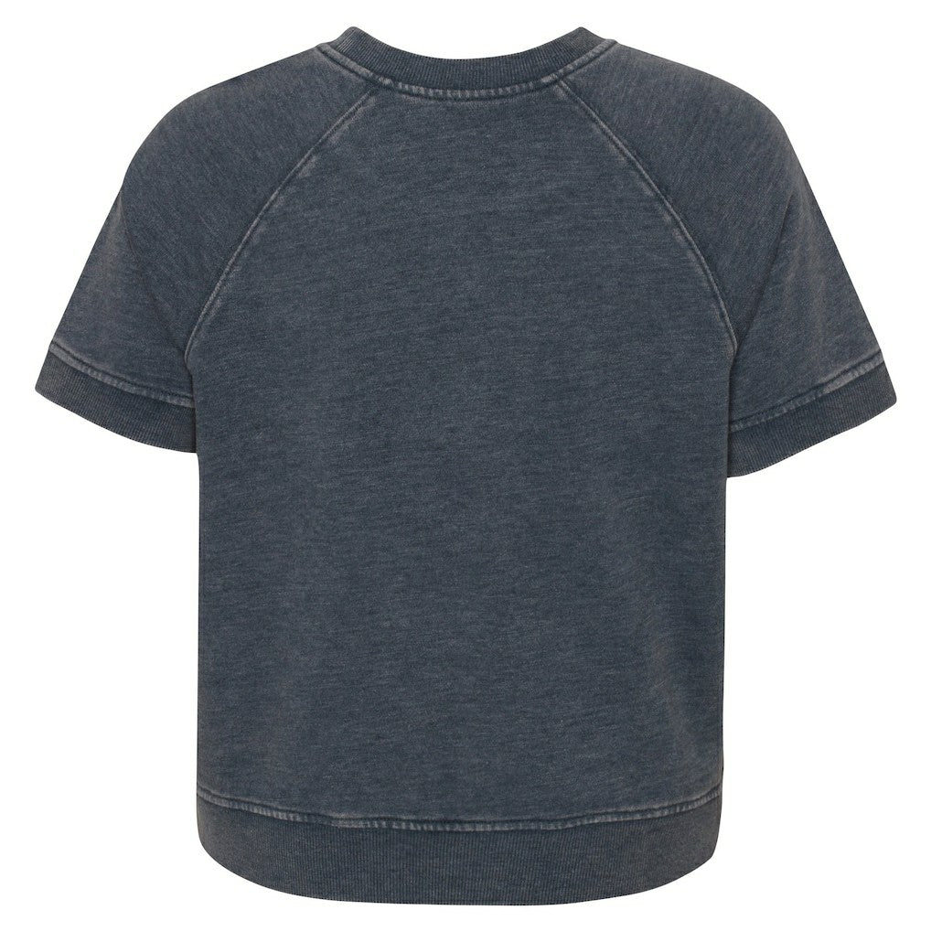 Los Angeles Rams Girls Juniors Cheer Squad Raglan T-Shirt - Heather Charcoal - NFL