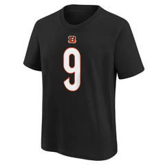Joe Burrow Cincinnati Bengals Youth Player Name & Number T-Shirt - Black - Nike