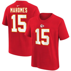 Patrick Mahomes Kansas City Chiefs Youth Player Name & Number T-Shirt - Red - Nike