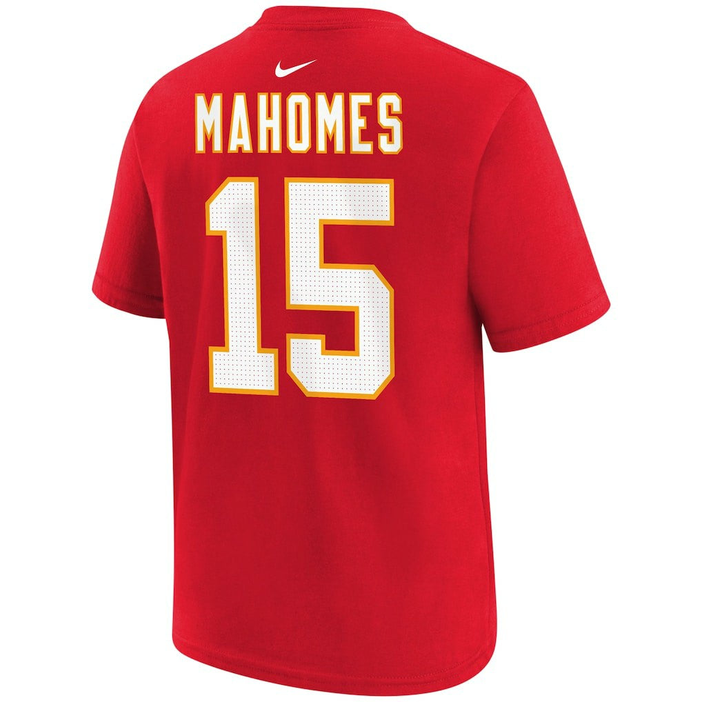 Patrick Mahomes Kansas City Chiefs Youth Player Name & Number T-Shirt - Red - Nike