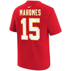 Patrick Mahomes Kansas City Chiefs Youth Player Name & Number T-Shirt - Red - Nike
