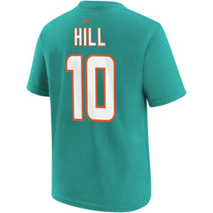 Tyreek Hill Miami Dolphins Youth Player Name & Number T-Shirt - Aqua - Nike