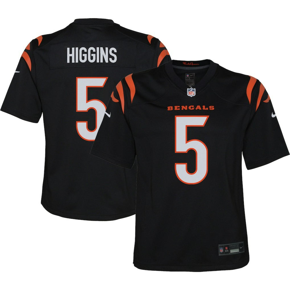 Tee Higgins Cincinnati Bengals Youth Game Jersey - Black - Nike