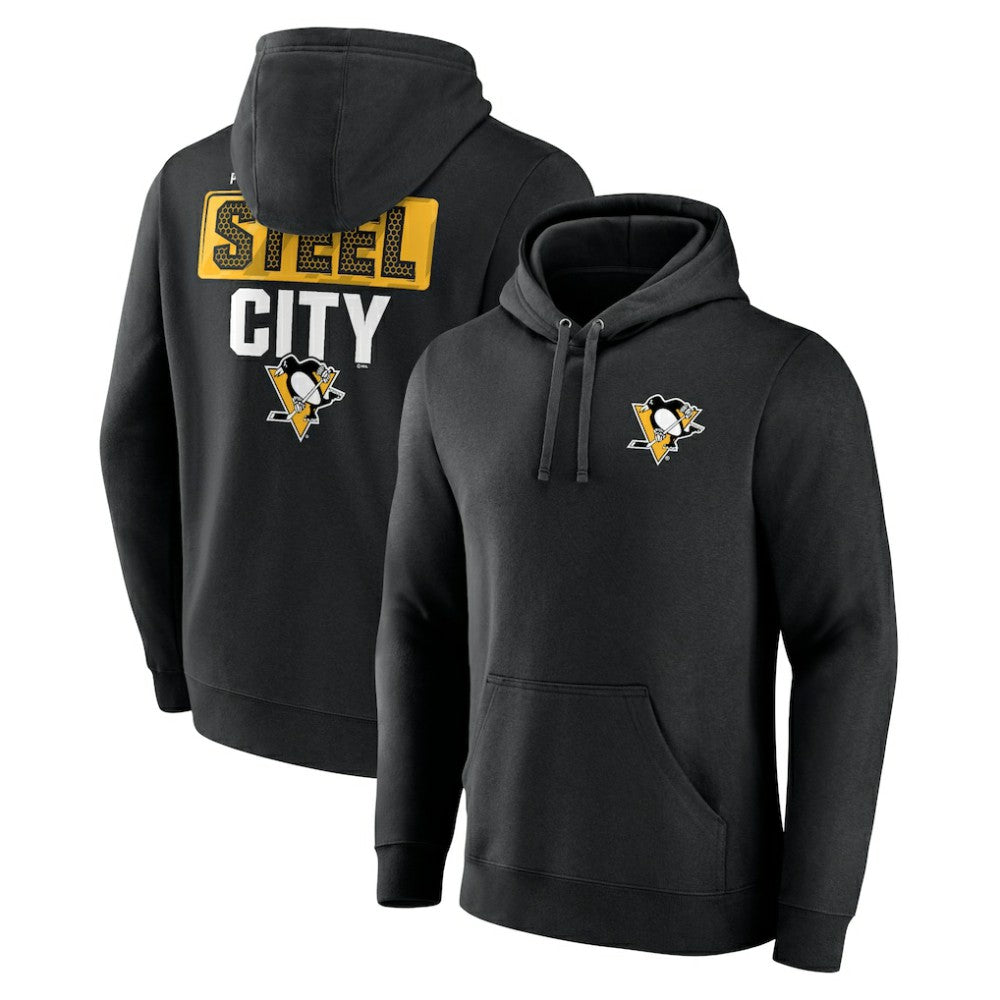 Pittsburgh Penguins Territorial Pullover Hoodie - Black | NHL online