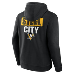 Pittsburgh Penguins Territorial Pullover Hoodie - Black | NHL online