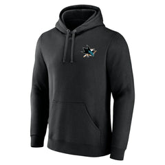 San Jose Sharks Territorial Pullover Hoodie - Black | NHL Clearance