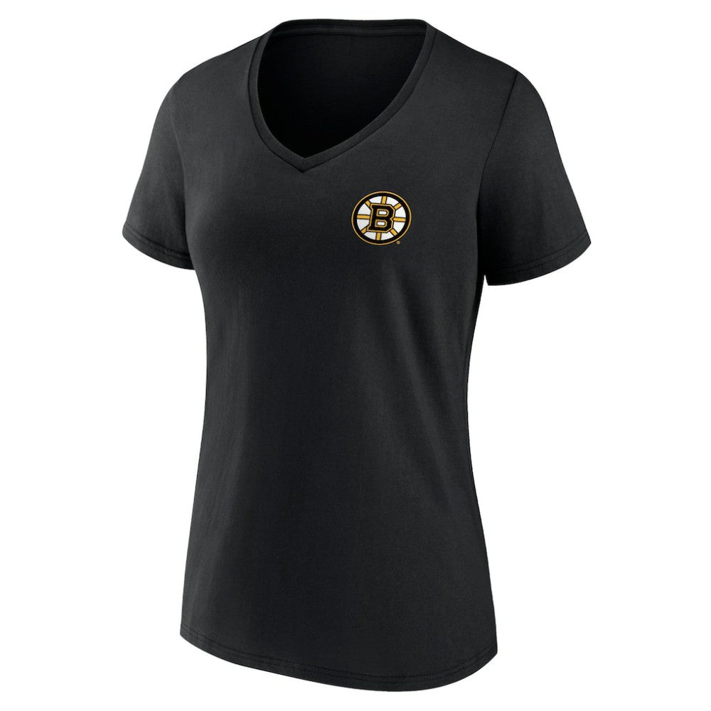 Boston Bruins Women's Territorial V-Neck T-Shirt - Black | NHL on sale