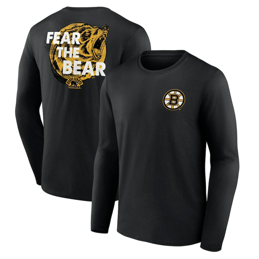 Boston Bruins Territorial Long Sleeve T-Shirt - Black | NHL discount