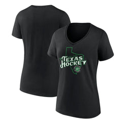 Dallas Stars Women's Represent V-Neck T-Shirt - Black | NHL online