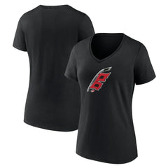 Carolina Hurricanes Women's Alternate Logo V-Neck T-Shirt - Black | NHL sale
