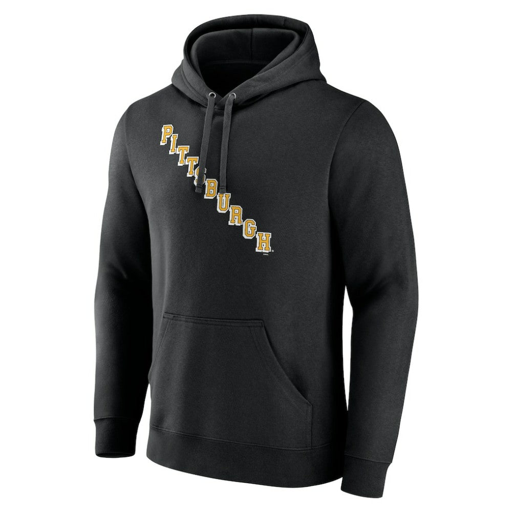 Pittsburgh Penguins Team Alternate Logo Pullover Hoodie - Black | NHL Lifestyle
