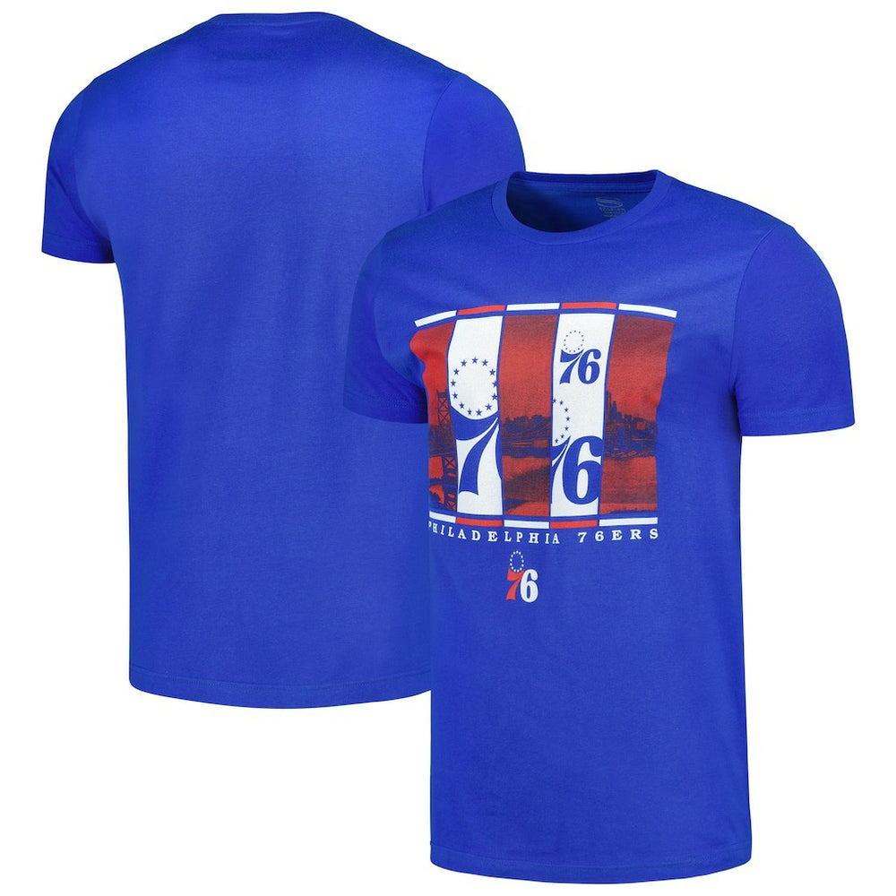 Philadelphia 76ers Stadium Essentials City Skyline T-Shirt Royal