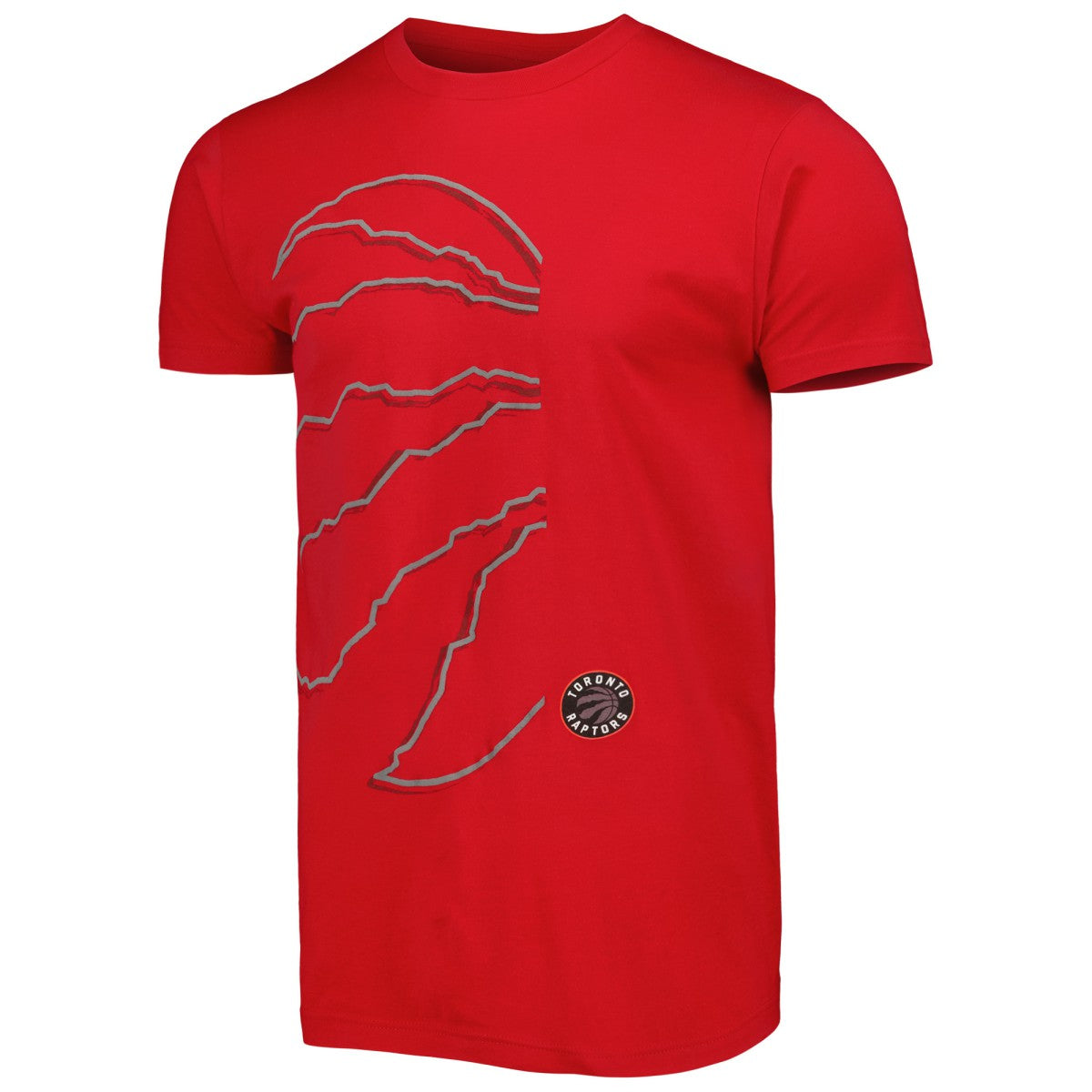 Toronto Raptors Stadium Essentials Unisex Element Logo Pop T-Shirt Red