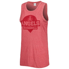 Los Angeles Angels Soft as a Grape Women's Tri-Blend Tank Top Near Me