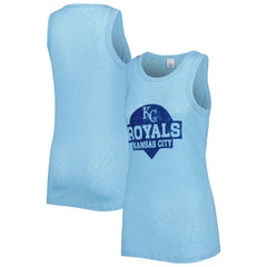 Kansas City Royals Soft as a Grape Women's Tri-Blend Tank Top for sale