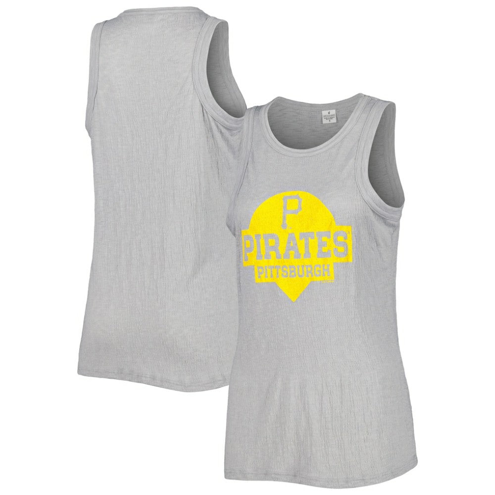 Pittsburgh Pirates Soft as a Grape Women's Tri-Blend Tank Top Discount