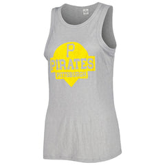 Pittsburgh Pirates Soft as a Grape Women's Tri-Blend Tank Top Discount