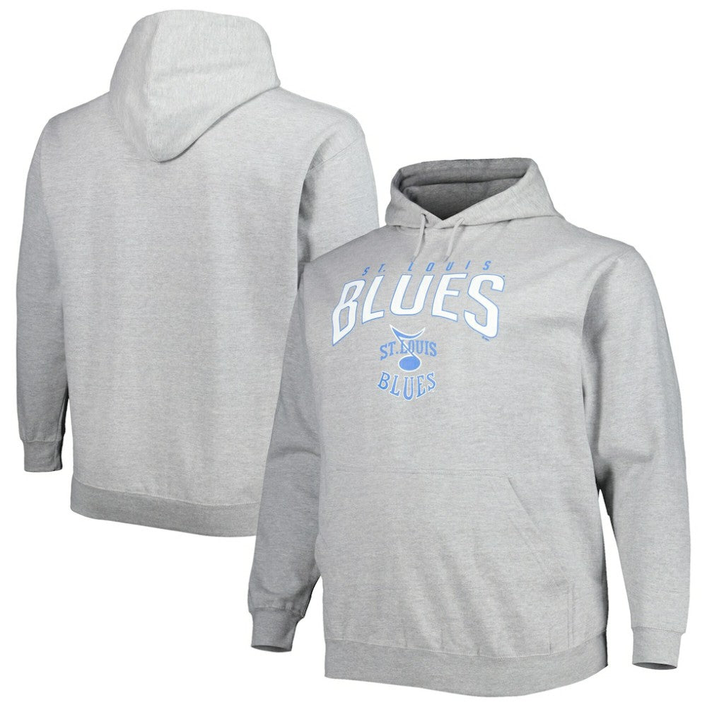 St. Louis Blues Fanatics Special Edition 2.0 Big & Tall Wordmark Pullover Hoodie - Heather Gray | Fanatics discount