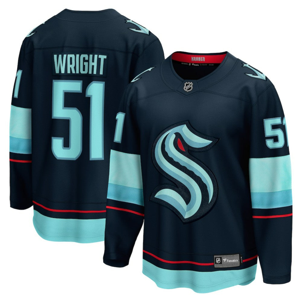 Shane Wright Seattle Kraken Fanatics Men's Home Breakaway Player Jersey - Deep Sea Blue | Fanatics sale