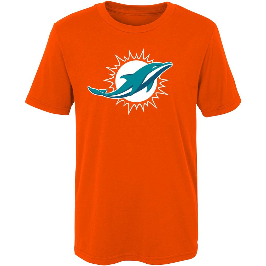 Miami Dolphins Preschool Primary Logo T-Shirt - Orange - NFL