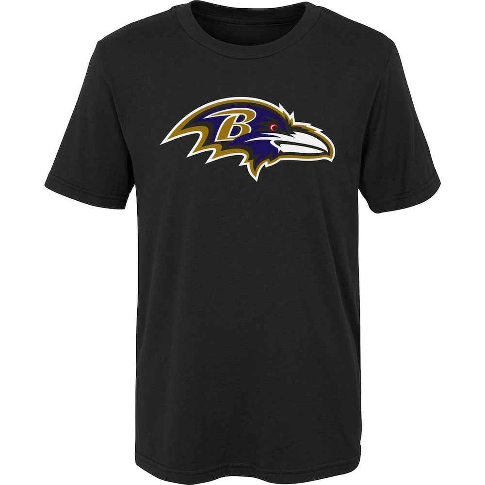 Baltimore Ravens Preschool Primary Logo T-Shirt - Black - NFL