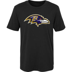 Baltimore Ravens Preschool Primary Logo T-Shirt - Black - NFL
