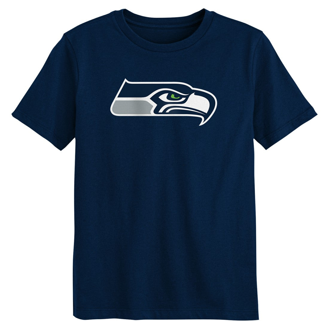 Seattle Seahawks Preschool Primary Logo T-Shirt - College Navy - NFL