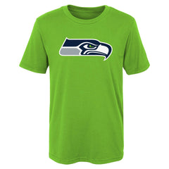 Seattle Seahawks Preschool Primary Logo T-Shirt - Neon Green - NFL